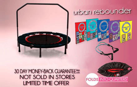 Urban Rebounder with 3 Workout DVDs & Bonus DVD